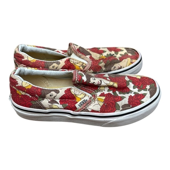 Vans Disney Princess Belle Beauty and The Beast Slip-On Shoes - Picture 2 of 7